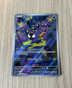 Pokemon TCG Gastly 177/162 Temporal Forces Special Illustration Rare - Image 2