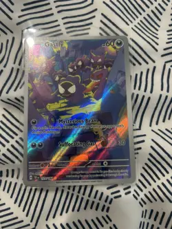 Gastly Illustration Rare 177/162 Temporal Forces Pokemon Near Mint - Image 1