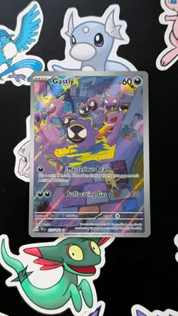 Gastly 177/162 Illustration Rare Temporal Forces Holo Pokemon Card - Image 1