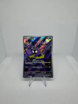 Pokemon TCG Gastly Scarlet Violet Temporal Forces 177/162 Illustration Rare Card - Image 1