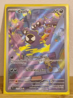 Pokemon TCG - Gastly - 177/162 - Temporal Forces - Illustration Rare - Image 2
