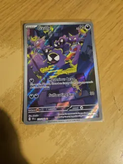 Pokemon TCG Gastly 177/162 Temporal Forces Illustration Rare - Image 1
