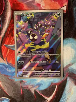 Gastly 177/162 Illustration Rare Temporal Forces Holo Pokemon - Near mint - Image 1