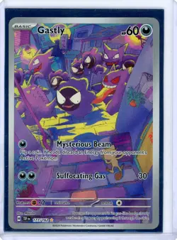 Pokemon Gastly Illustration Rare SV: Temporal Forces 177/162 - Image 1