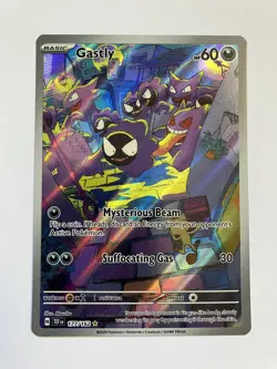 Pokemon Gastly 177/162 Illustration Rare Temporal Forces - Image 1
