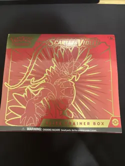 Pokemon TCG Scarlet and Violet Base Set ETB Elite Trainer Box Koraidon Sealed - Image 1