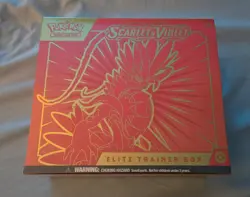 Pokemon TCG Scarlet and Violet Base Set ETB Elite Trainer Box Koraidon Sealed - Image 1
