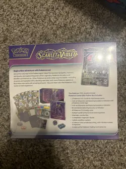 Scarlet and Violet Base Set Pokemon Center Exclusive ETB Miraidon Art SEALED - Image 5