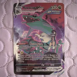 Pokemon Rayquaza VMAX TG20/TG30 Silver Tempest Ultra Rare Holo HP320 - Image 1