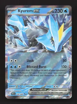 Kyurem ex 028/086 Double Rare Black Bolt Pokemon Near Mint - Image 1