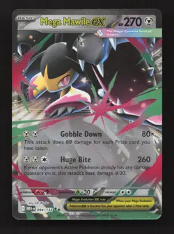Mega Mawile ex 094/132 Double Rare Mega Evolution Pokemon Near Mint - Image 1