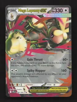 Mega Lopunny ex 084/094 Double Rare Phantasmal Flames Pokemon Near Mint - Image 1