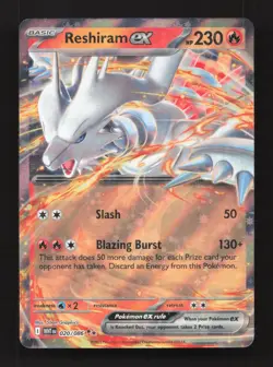 Reshiram ex 020/086 Double Rare White Flare Pokemon Near Mint - Image 1