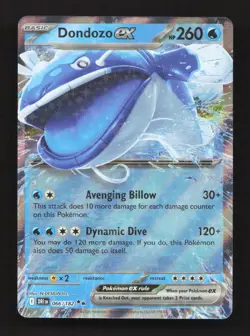 Dondozo ex 066/182 Double Rare Destined Rivals Pokemon Near Mint - Image 1