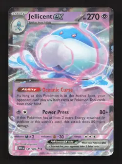 Jellicent ex 045/086 Double Rare White Flare Pokemon Near Mint - Image 1