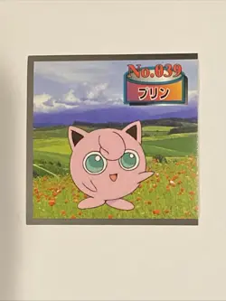Jigglypuff - Sticker 1998 Pokemon Topsun Top Seal Gum 3 Japanese No. 039 - LP - Image 1