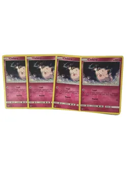 2019 POKEMON LOT OF 4X CLEFAIRY 38/68 COMMON NM/M PACK FRESH TCG CARD - Image 1