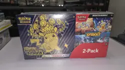 Pokemon SURGING SPARKS Elite Trainer Box Etb & Booster Bundle Costco 2 Pack - Image 1