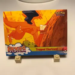 Pokemon TCG Trapped Charizard Pokemon Topps Pikachu's Vacation 51 - Image 1
