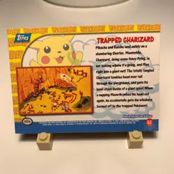 Pokemon TCG Trapped Charizard Pokemon Topps Pikachu's Vacation 51 - Image 2