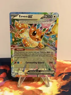 Pokemon TCG Eevee ex 075/131 Scarlet & Violet : Prismatic Evolutions Holo - Image 2