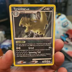 Pokemon TCG Tyranitar Lv 61 30/100 Stormfront Holo Rare 2008 - Image 1