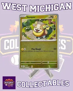 Yamper 030/094 Me02: Phantasmal Flames Reverse Holo - Pokemon TCG NM - Image 1