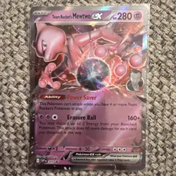 Pokemon TCG Team Rocket's Mewtwo EX SVP205 Black Star Promo - Image 1