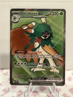 Decidueye Ex 100/088 Perfect Order Ultra Rare NM Pokemon English - Image 1