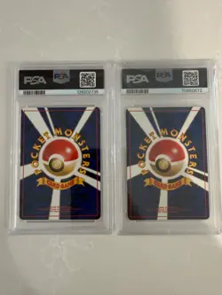 PSA 9 Bulbasaur 1999 Japanese + PSA 7 Mew Holo 1997 Fossil Pokemon Slabs 🔥 - Image 4