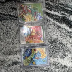 Pokemon First Partner illustration Series- Kanto Starters Charmander Squirtle - Image 1