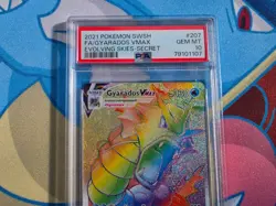 Gyarados VMAX Full Art 2021 Pokemon Sword & Shield Evolving Skies #207 PSA 10 💎 - Image 2