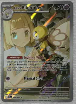 Lillie’s Ribombee (Illustration Rare) - Pokemon TCG Journey Together 164/159 NM - Image 1