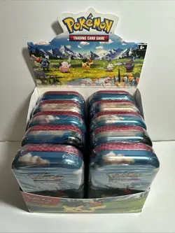 Pokemon Mega Evolutions Ascended Heroes Mini Tin Full Display Box - Image 2