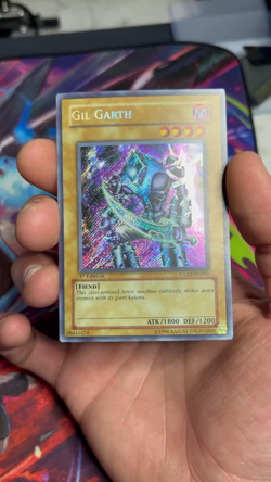 Yugioh! Gil Garth GLAS-EN091 Secret Rare 1st Edtion FOIL BLEED MISPRINT VLP - Image 2