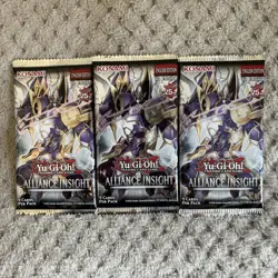 YU-GI-OH Alliance Insight 3 Pack Bundle Konami 2020 English 1st Ed. New & Sealed - Image 1