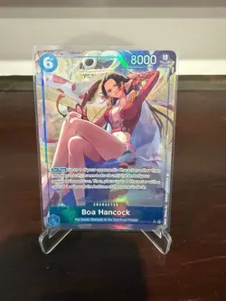 One Piece Card Game- Boa Hancock Op07-051 Seven Warlords Of Sea Promo Eng MN - Image 1