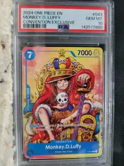 Monkey.D.Luffy (Convention Promo 2024) P-043 One Piece Promotion Psa 10 - Image 3