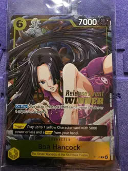 Boa Hancock P-115 OP15 Pre Release Event Winner Stamped Card! - Image 1