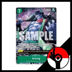One Piece A Fist of Divine Speed - OP11-023 - Arlong - Alt Art - Image 1