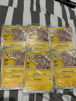 Pikachu at the Museum Jumbo Cards Regular X6 - Image 1