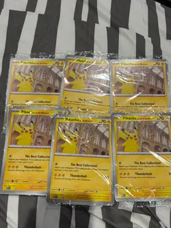 Pikachu at the Museum Jumbo Cards Regular X6 - Image 2