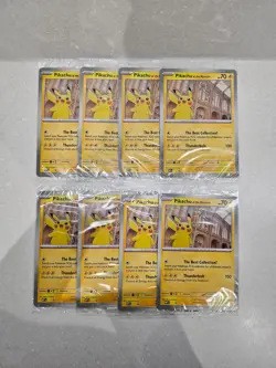 8 x Pokemon Pikachu at the Museum Jumbo Cards Regular - Brand New & Sealed - Image 1