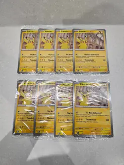 8 x Pokemon Pikachu at the Museum Jumbo Cards Regular - Brand New & Sealed - Image 2