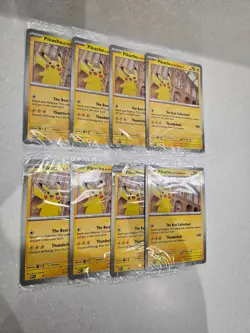 8 x Pokemon Pikachu at the Museum Jumbo Cards Regular - Brand New & Sealed - Image 4