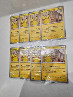 8 x Pokemon Pikachu at the Museum Jumbo Cards Regular - Brand New & Sealed - Image 5