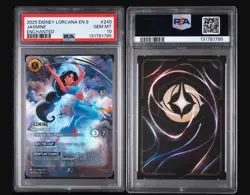 PSA 10 Disney Lorcana Jasmine Fearless Princess 240/204 From The Set Fabled - Image 2
