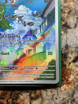 Chatot Illustration Rare 181/162 Temporal Forces Pokemon Card IR - Image 3