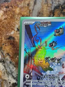 Chatot Illustration Rare 181/162 Temporal Forces Pokemon Card IR - Image 5