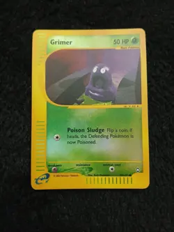 Grimer 79/147 Common Reverse Holo Aquapolis Pokemon Card - Image 1
